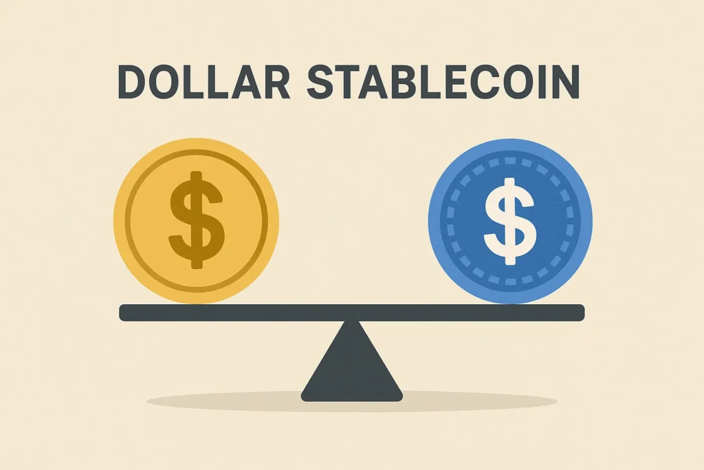 달러 스테이블 코인은 달러와 1:1